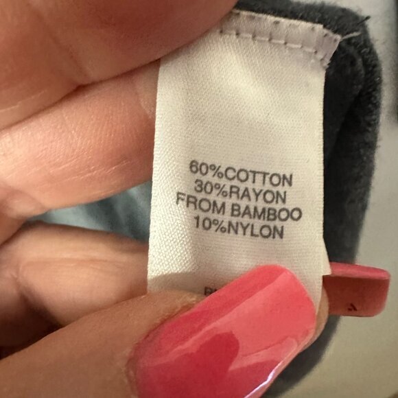 J Jill cardigan sz XL long line open gray‎ colorblock minimalist bamboo rayon - Picture 4 of 4